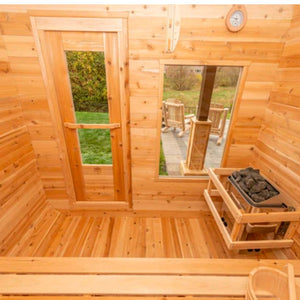 Dundalk CT Luna 4 Person Barrel Sauna