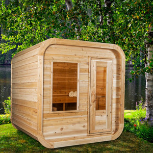 Dundalk CT Luna 4 Person Barrel Sauna