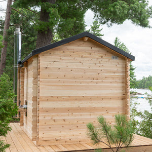 Dundalk CT Georgian Cabin 6 Person Sauna with Porch