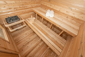 Dundalk CT Luna 4 Person Barrel Sauna