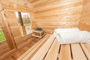 Dundalk CT Luna 4 Person Barrel Sauna