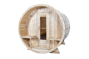 Dundalk CT Serenity 4 Person Barrel Sauna