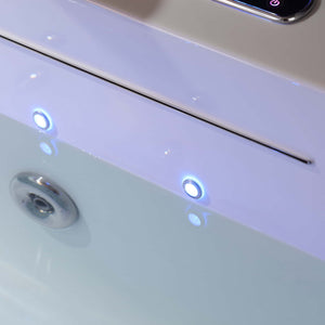 Empava 67 in. Whirlpool Rectangular Bathtub  | EMPV-67JT351LED