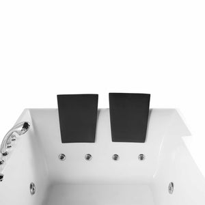 Empava 72 in. Whirlpool Rectangular Bathtub  | EMPV-72JT367LED