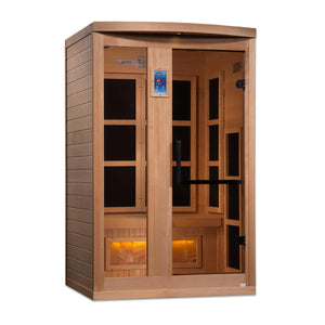 Golden Designs Hotel Edition 2-Person Near Zero EMF Infrared Sauna | GDI-8020-H2