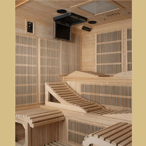 Golden Designs Monaco 6-person Near Zero EMF FAR Infrared Sauna | GDI-6996-01