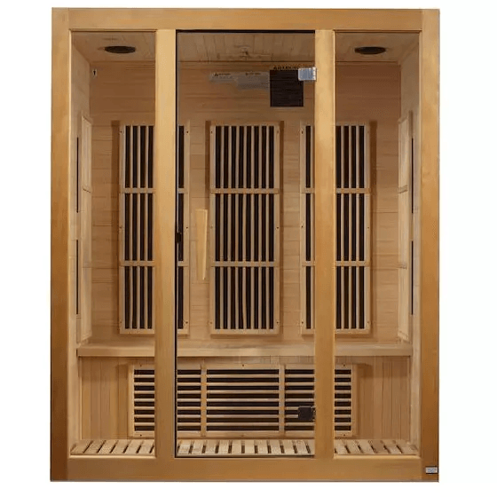 Maxxus Bellevue 3-Person Near Zero EMF FAR Infrared Sauna | MX-J306-01-ZF