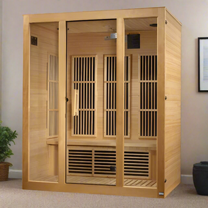 Maxxus Bellevue 3-Person Near Zero EMF FAR Infrared Sauna | MX-J306-01-ZF