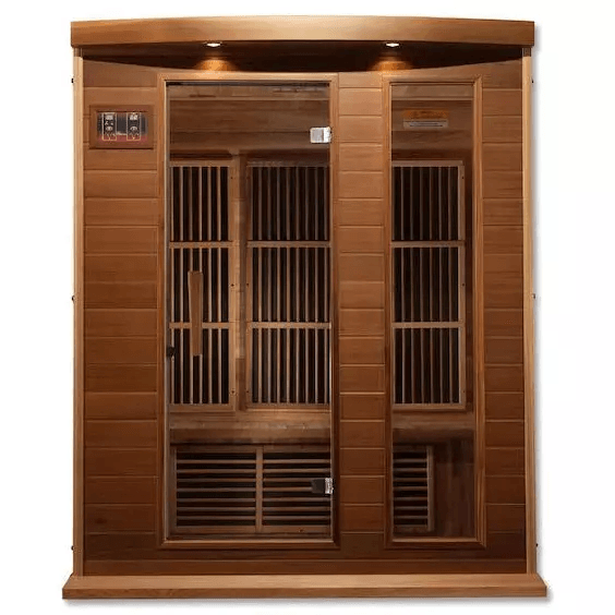 Maxxus 3-Person Low EMF FAR Infrared Sauna | MX-K306-01-CED