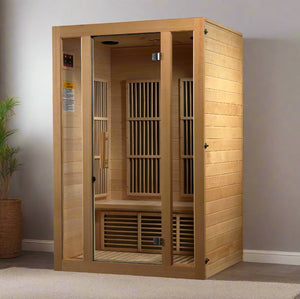 Maxxus Seattle 2-Person Near Zero EMF FAR Infrared Sauna | MX-J206-01-ZF