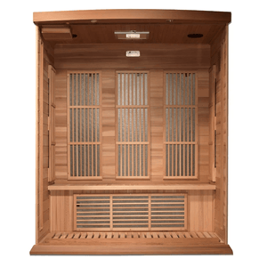 Maxxus 3-Person Near Zero EMF FAR Infrared Sauna | MX-K306-01-ZF CED