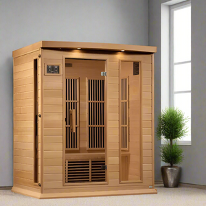 Maxxus 3-Person Near Zero EMF FAR Infrared Sauna | MX-K306-01-ZF