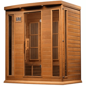 Maxxus 4-Person Near Zero EMF FAR Infrared Sauna | MX-K406-01-ZF CED