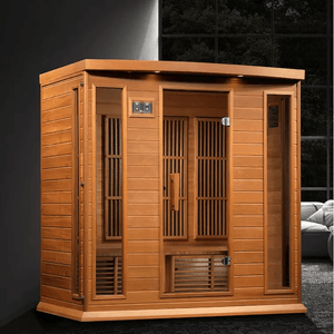 Maxxus 4-Person Near Zero EMF FAR Infrared Sauna | MX-K406-01-ZF CED