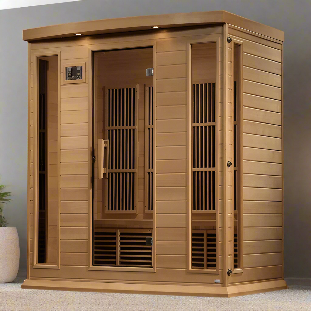 Maxxus 4-Person Near Zero EMF FAR Infrared Sauna | MX-K406-01-ZF