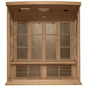 Maxxus 4-Person Near Zero EMF FAR Infrared Sauna | MX-K406-01-ZF