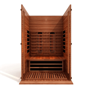 Maxxus 2-Person Near Zero EMF Full Spectrum Infrared Sauna | MX-M206-01-FS CED