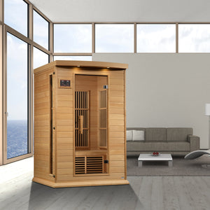 Maxxus 2-Person Low EMF FAR Infrared Sauna | MX-K206-01