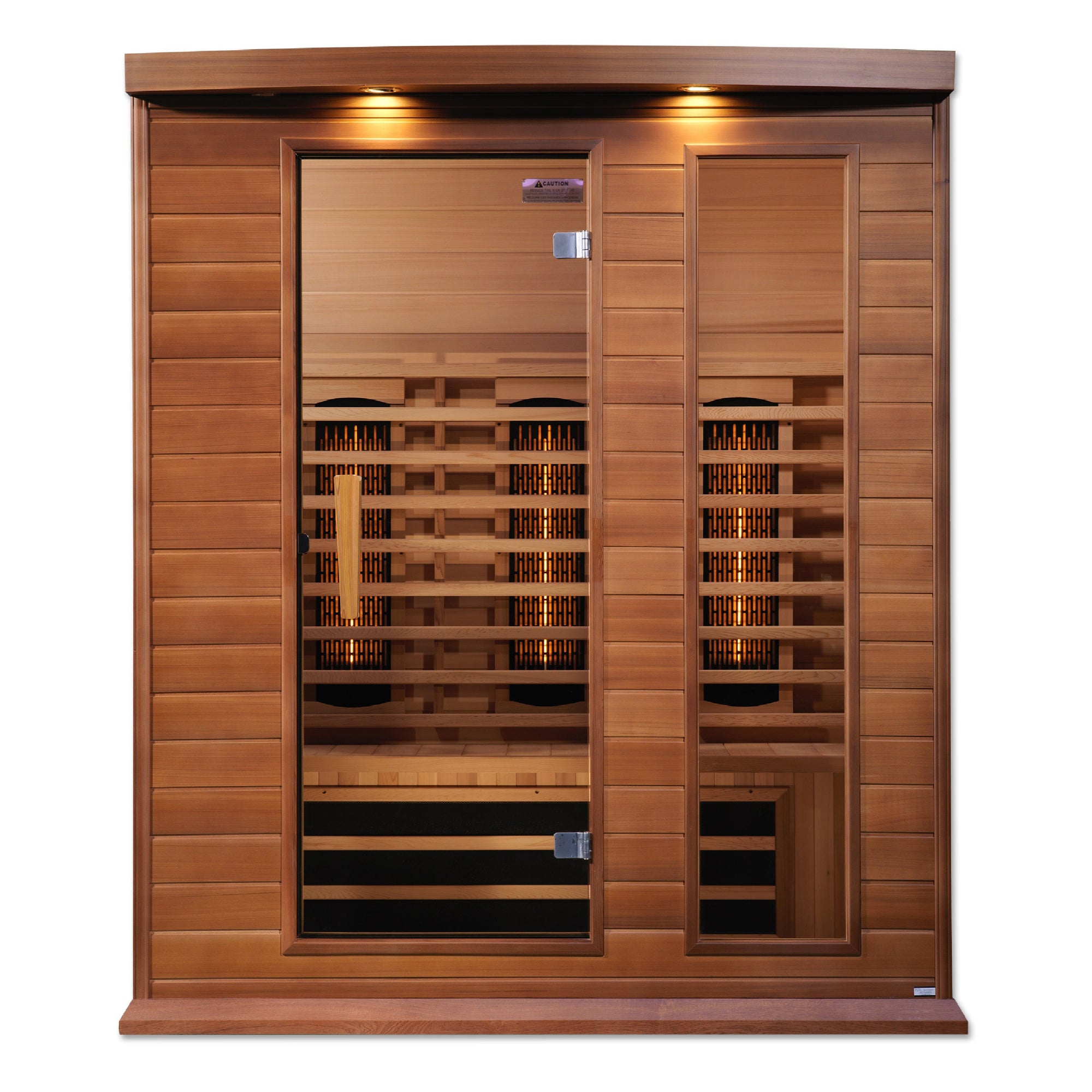 Maxxus 3-Person Near Zero EMF Full Spectrum Infrared Sauna | MX-M306-01-FS-CED