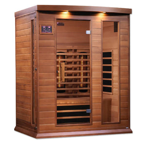 Maxxus 3-Person Near Zero EMF Full Spectrum Infrared Sauna | MX-M306-01-FS-CED