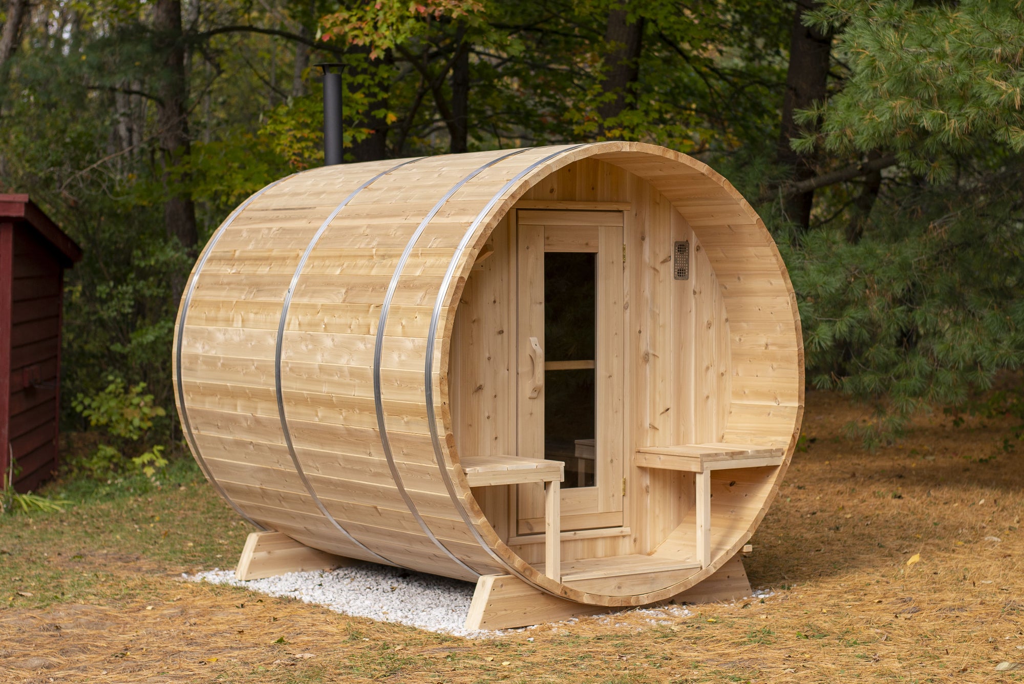 Dundalk CT Tranquility 6 Person Barrel Sauna