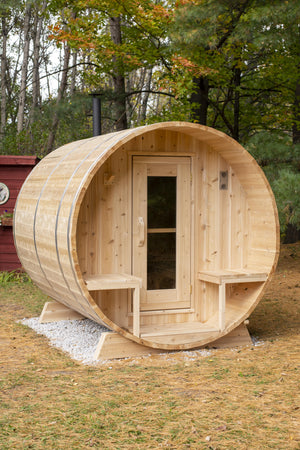 Dundalk CT Serenity 4 Person Barrel Sauna