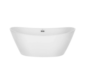 Empava 59 in. Freestanding Soaking Bathtub with LED | EMPV-59FT1518LED