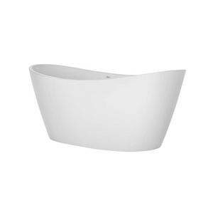 Empava 59 in. Freestanding Soaking Bathtub with LED | EMPV-59FT1518LED