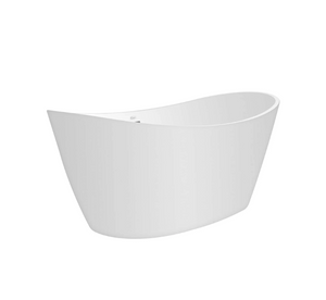 Empava 59 in. Freestanding Soaking Bathtub with LED | EMPV-59FT1518LED