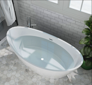 Empava 59 in. Freestanding Soaking Bathtub | EMPV-59FT1518