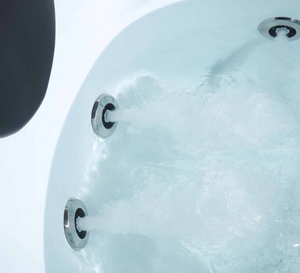 Empava 59 in. Round Whirlpool Japanese Soaking Bathtub | EMPV-59JT005