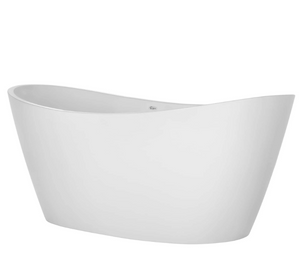 Empava 67 in. Freestanding Soaking Bathtub with LED | EMPV-67FT1518LED