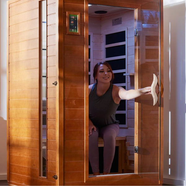 Dynamic Saunas Versailles 2-Person Low EMF FAR Infrared Sauna