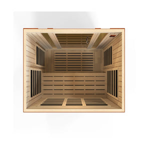 Dynamic Saunas Bellagio 3-Person Low EMF FAR Infrared Sauna