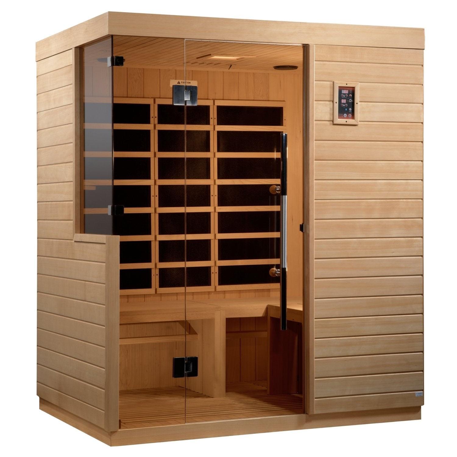 Dynamic Saunas Bilbao 3-Person Ultra-Low EMF FAR Infrared Sauna