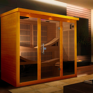 Dynamic Saunas Monaco 6-Person Ultra-Low EMF FAR Infrared Sauna