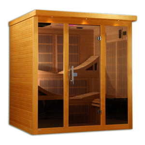 Dynamic Saunas Monaco 6-Person Ultra-Low EMF FAR Infrared Sauna