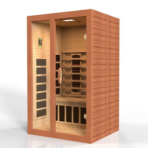 Dynamic Saunas Santiago 2-Person Full Spectrum FAR Infrared Sauna