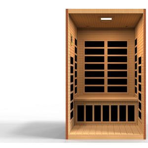 Dynamic Saunas Santiago Elite 2-person Ultra-Low EMF FAR Infrared Sauna