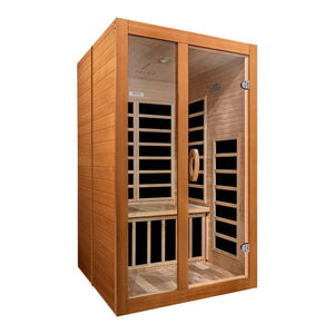 Dynamic Saunas Santiago Elite 2-person Ultra-Low EMF FAR Infrared Sauna