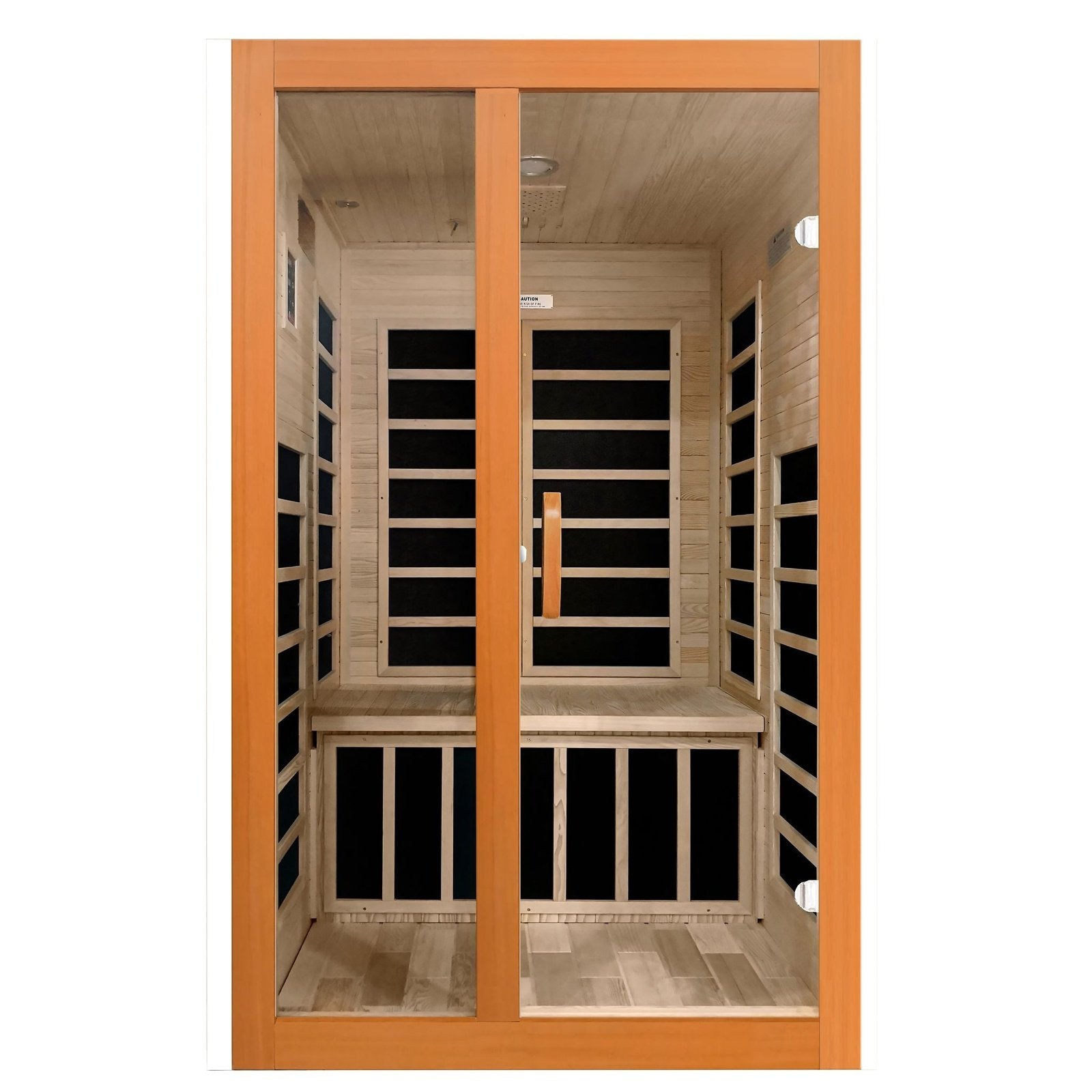 Dynamic Saunas Santiago Elite 2-person Ultra-Low EMF FAR Infrared Sauna