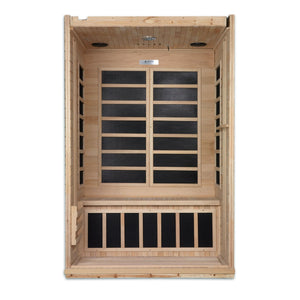 Dynamic Saunas Venice Elite 2-Person Ultra-Low EMF FAR Infrared Sauna