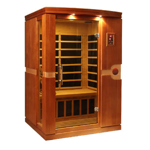 Dynamic Saunas Venice Elite 2-Person Ultra-Low EMF FAR Infrared Sauna