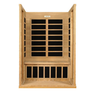 Dynamic Saunas Versailles 2-Person Low EMF FAR Infrared Sauna