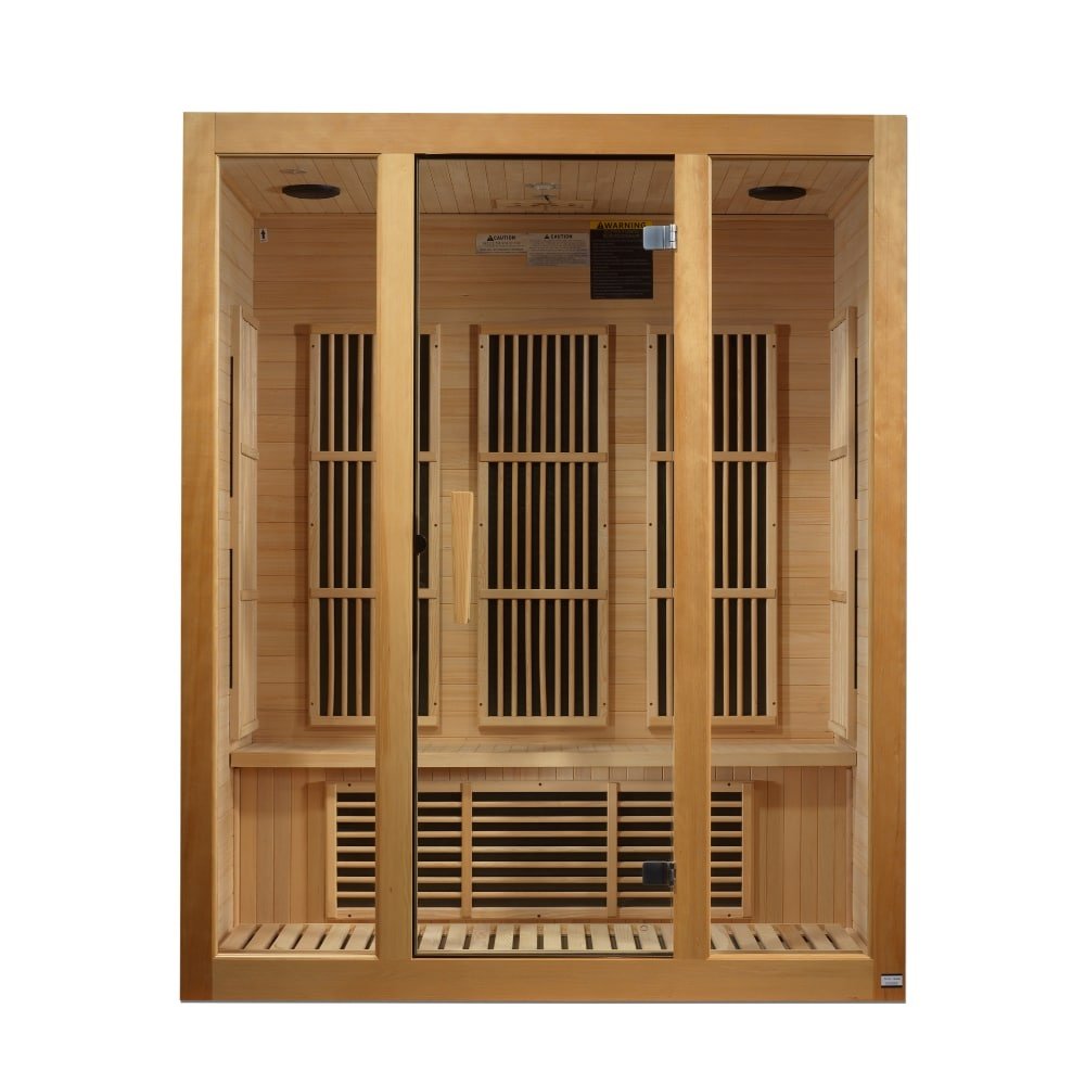 Maxxus Bellevue 3-Person Low EMF FAR Infrared Sauna | MX-J306-01