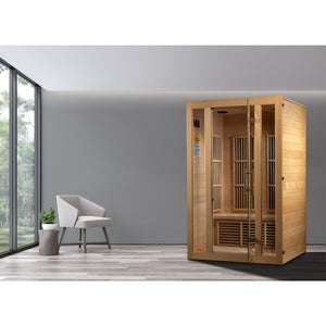 Maxxus Seattle 2-Person Low EMF FAR Infrared Sauna | MX-J206-01